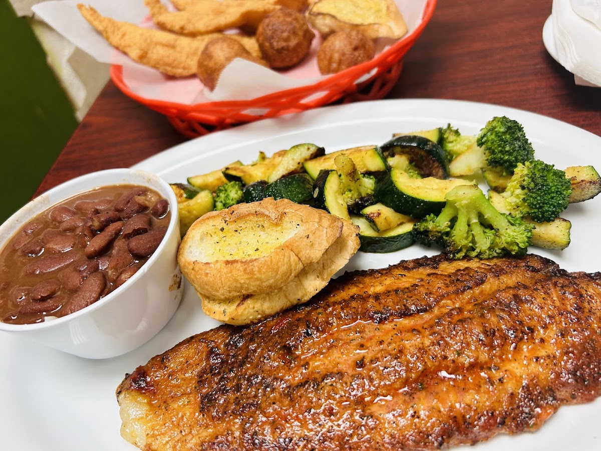 Fish Place Louisiana Style